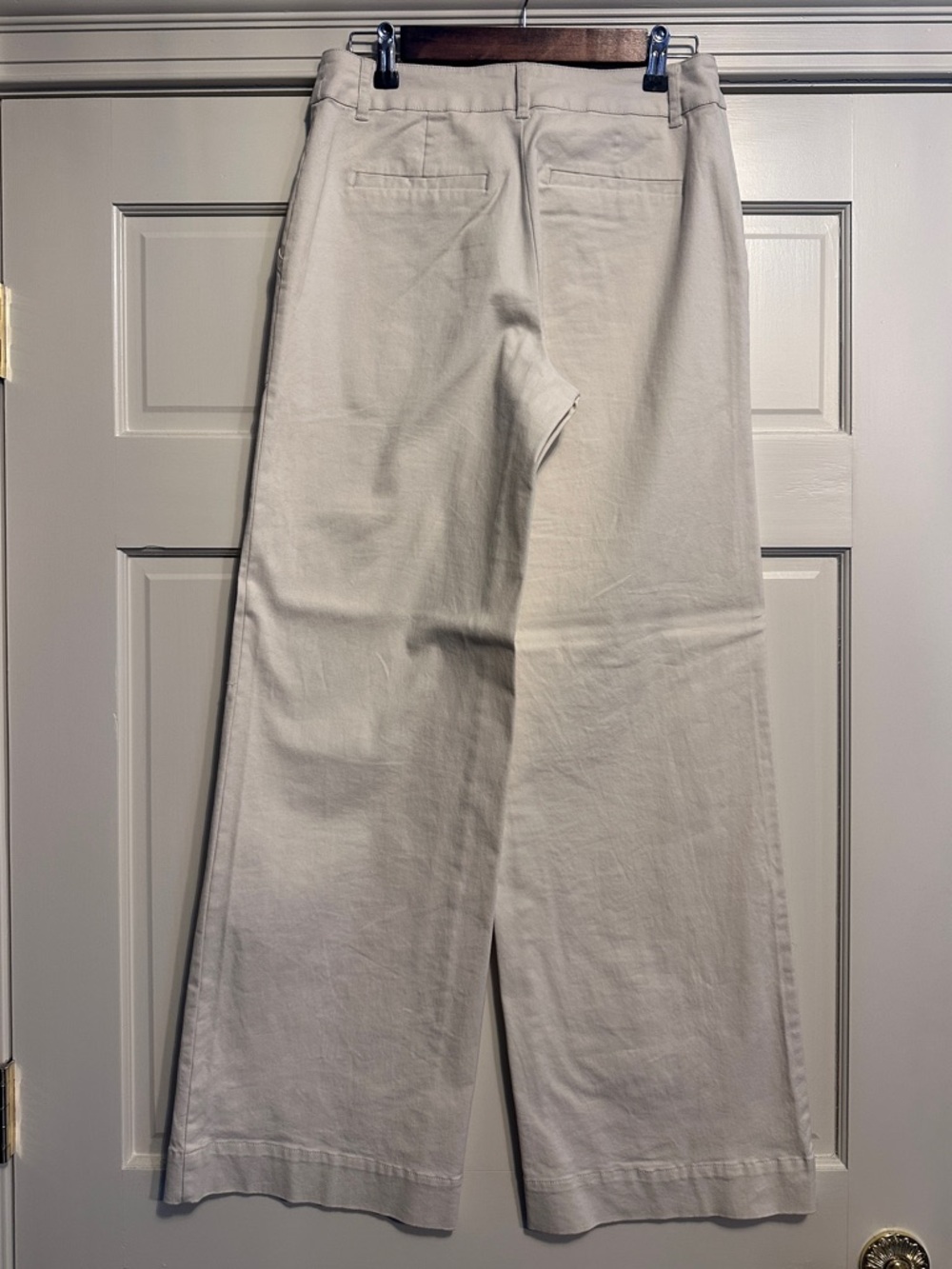 Nili Lotan x Target Cream Wide Leg High Rise Jeans Limited Edition Collab - Picture 7 of 7